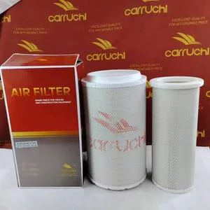 Воздушный фильтр Carruchi FAW J6 К2845(без резьбы)Евро5 КМ1600236(1109070-76A/1109060-50V)