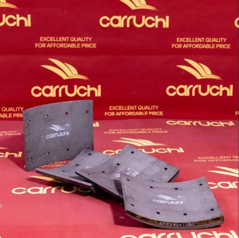 Тормозная накладка передняя (Длинная) Carruchi  FAW J6 KM5400005(3501406C242)